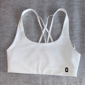 On Running White Sports Bra